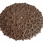 Mandala ze dřeva – harmonie a energie domova