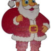 Dřevěná barevná banka – Santa