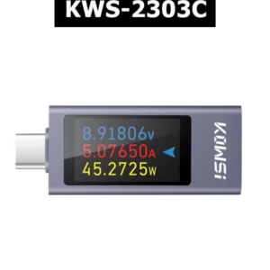 USB‑C tester KWS‑2303C pro měření napětí a proudu